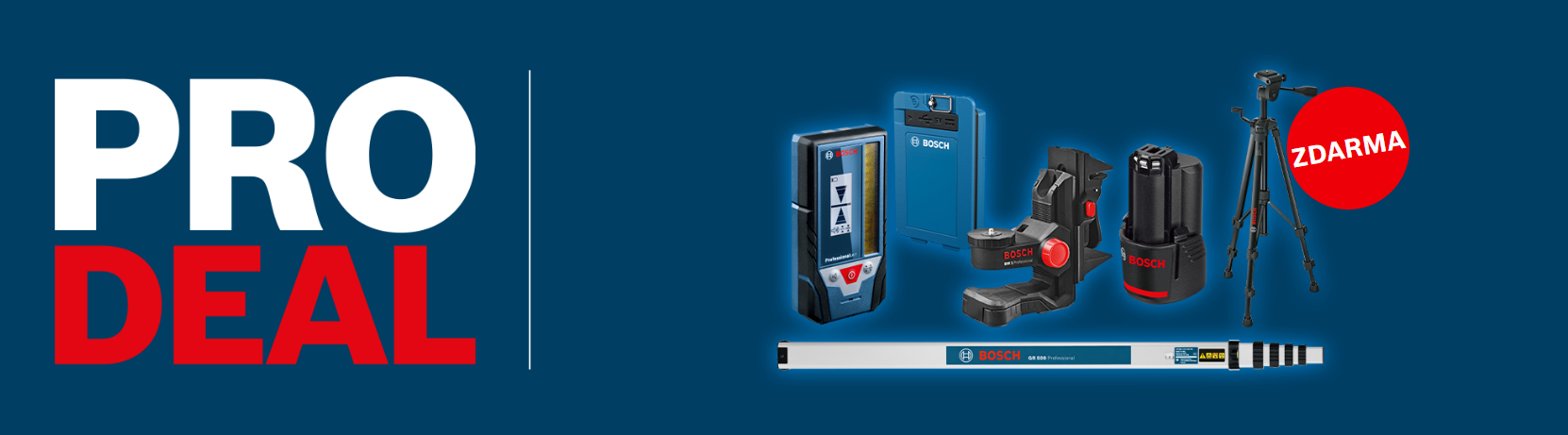 BOSCH PRO DEAL – dárek k laserům Bosch