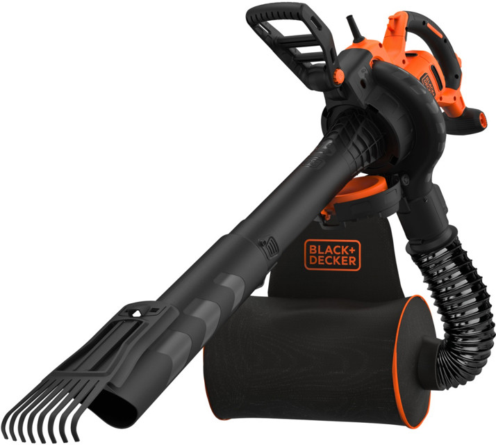 Zahradní vysavač BEBLV301 s hrabičkami Zahradní vysavač/fukar Black and Decker BEBLV 301 + hrabičky